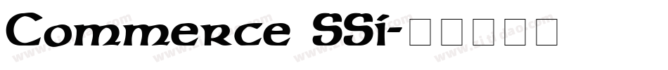 Commerce SSi字体转换